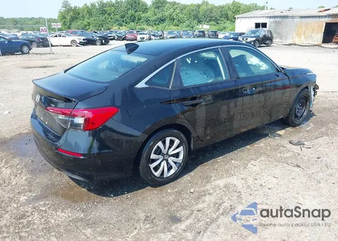 2024 Honda Civic Lx из США, поврежденный, VIN 2HGFE2F28RH589549